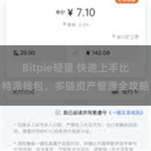 Bitpie轻量 快速上手比特派钱包，多链资产管理全攻略