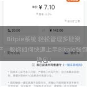 Bitpie系统 轻松管理多链资产，教你如何快速上手Bitpie钱包！