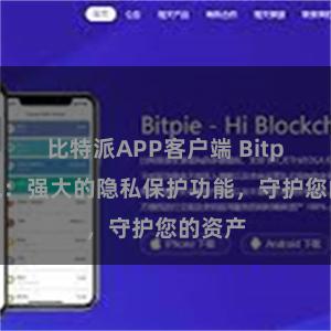 比特派APP客户端 Bitpie钱包：强大的隐私保护功能，守护您的资产