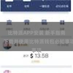 比特派APP安装 新手指南：下载并使用比特派钱包必知事项