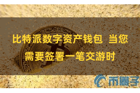 比特派数字资产钱包  当您需要签署一笔交游时